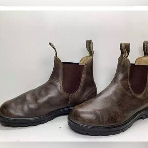 Blundstone Unisex Premium Leather Boot Stout Brown Men US 7.5 Women 9.5 WS-7